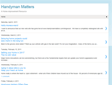 Tablet Screenshot of handymanmatterskw.blogspot.com