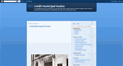 Desktop Screenshot of credit-municipal-toulon.blogspot.com