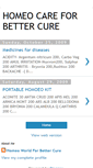 Mobile Screenshot of homeoworldforbettercure.blogspot.com