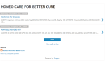 Tablet Screenshot of homeoworldforbettercure.blogspot.com