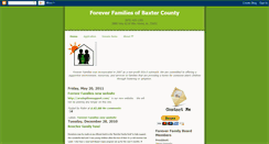 Desktop Screenshot of foreverfamiliesofbaxtercounty.blogspot.com