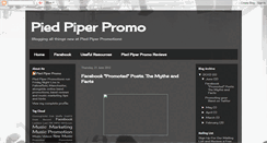 Desktop Screenshot of piedpiperpromo.blogspot.com