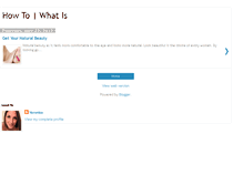 Tablet Screenshot of howto-whatis.blogspot.com