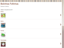 Tablet Screenshot of bolinhosfofinhos.blogspot.com