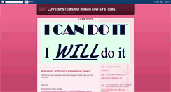 Desktop Screenshot of lovesystemsthemilkedcowsystems.blogspot.com