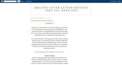 Desktop Screenshot of amazing-cover-letters-reviews.blogspot.com