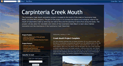 Desktop Screenshot of carpinteriacreekmouth.blogspot.com