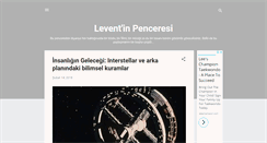 Desktop Screenshot of leventinpenceresi.blogspot.com