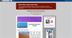 Desktop Screenshot of nama-nama-bayi.blogspot.com