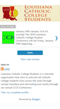 Mobile Screenshot of louisianacatholiccollegestudents.blogspot.com