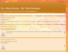 Tablet Screenshot of meusmonstrinhos.blogspot.com