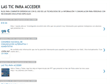 Tablet Screenshot of lasticparaelacceso.blogspot.com