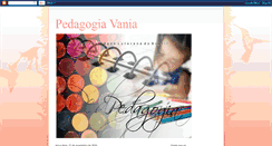 Desktop Screenshot of pedagogiavania.blogspot.com