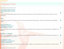 Tablet Screenshot of pedagogiavania.blogspot.com