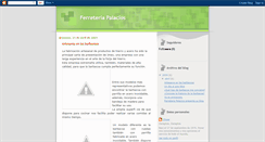 Desktop Screenshot of ferreteriapalacios.blogspot.com