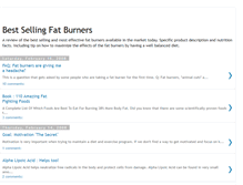 Tablet Screenshot of bestsellingfatburners.blogspot.com