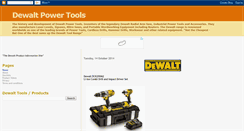 Desktop Screenshot of dewalt-powertools.blogspot.com