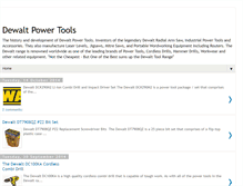 Tablet Screenshot of dewalt-powertools.blogspot.com