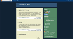 Desktop Screenshot of aikidoinstpaul.blogspot.com