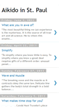Mobile Screenshot of aikidoinstpaul.blogspot.com