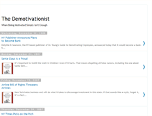 Tablet Screenshot of demotivationist.blogspot.com