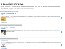 Tablet Screenshot of conselheirocriativo.blogspot.com
