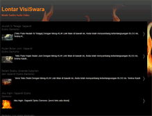Tablet Screenshot of lontarvisiswara.blogspot.com