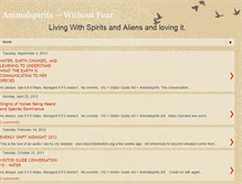 Tablet Screenshot of animalspirits--withoutfear.blogspot.com