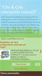 Mobile Screenshot of educacioninfantilcheycris.blogspot.com