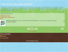 Tablet Screenshot of educacioninfantilcheycris.blogspot.com