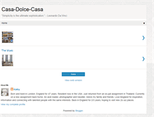 Tablet Screenshot of casa-dolce-casa.blogspot.com