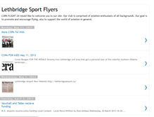 Tablet Screenshot of lethbridge-sport-flyers.blogspot.com