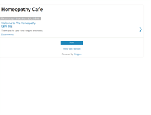 Tablet Screenshot of homeopathycafe.blogspot.com