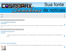 Tablet Screenshot of cosmosunshine.blogspot.com