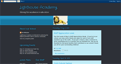 Desktop Screenshot of lighthouseacademy1.blogspot.com