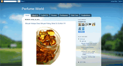 Desktop Screenshot of myworldwithperfume.blogspot.com