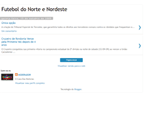Tablet Screenshot of futebolnortenordeste.blogspot.com