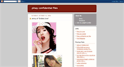 Desktop Screenshot of pinayconfidential.blogspot.com