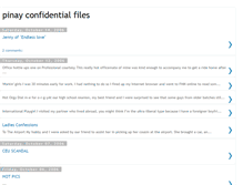 Tablet Screenshot of pinayconfidential.blogspot.com