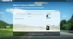 Desktop Screenshot of mattcristinaadoption.blogspot.com
