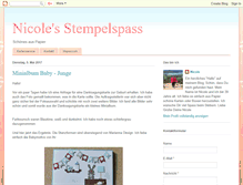 Tablet Screenshot of nicole-stempelspass.blogspot.com