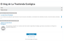 Tablet Screenshot of latrastiendaecologica.blogspot.com