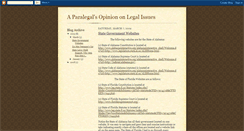 Desktop Screenshot of opiniononlaws.blogspot.com