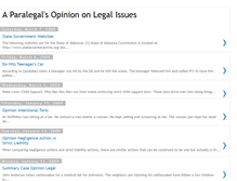 Tablet Screenshot of opiniononlaws.blogspot.com