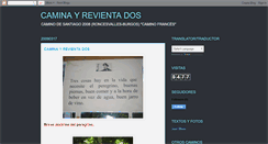 Desktop Screenshot of caminayrevientados.blogspot.com