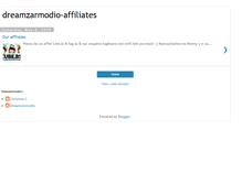 Tablet Screenshot of dreamzarmodio-affiliates.blogspot.com