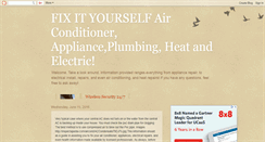 Desktop Screenshot of fixityourselfairconditioner.blogspot.com