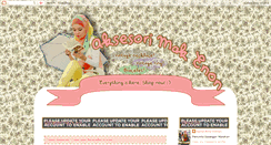 Desktop Screenshot of aksesorimakenon.blogspot.com