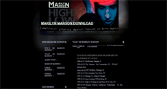 Desktop Screenshot of marilynmansondownload.blogspot.com