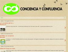 Tablet Screenshot of concienciayconfluencia.blogspot.com